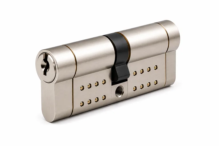 Bombín de seguridad para puerta con protecciones reforzadas